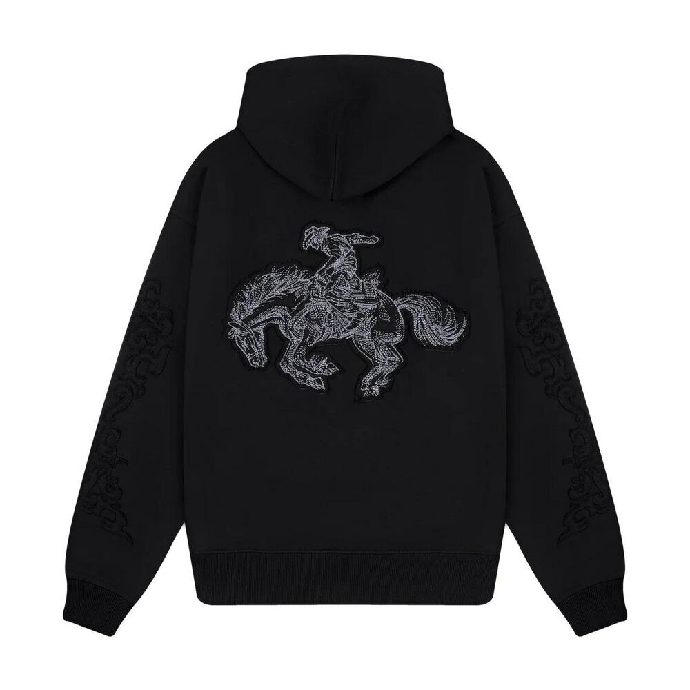 Derschutze western zip up black